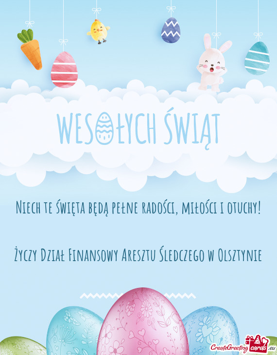 Niech te święta będą pełne radości, miłości i otuchy