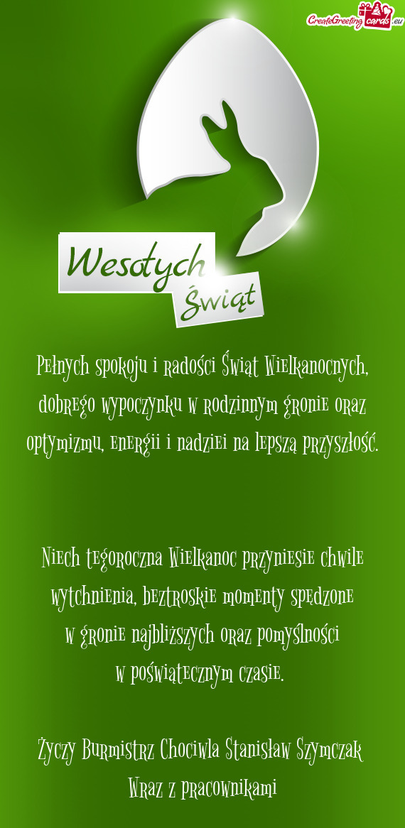 Niech tegoroczna Wielkanoc przyniesie chwile