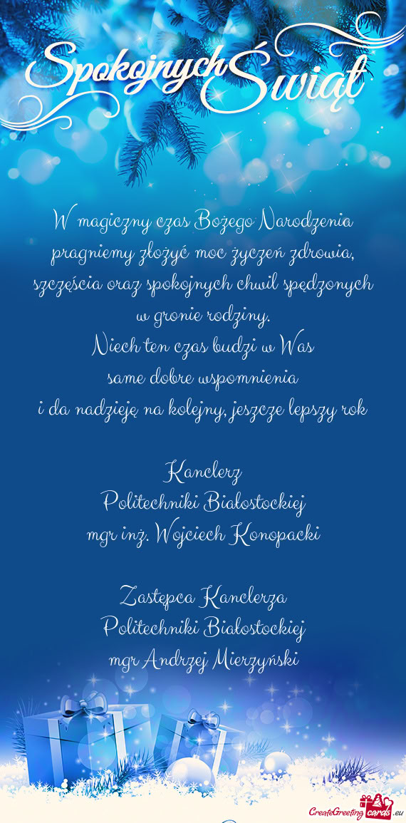 Niech ten czas budzi w Was