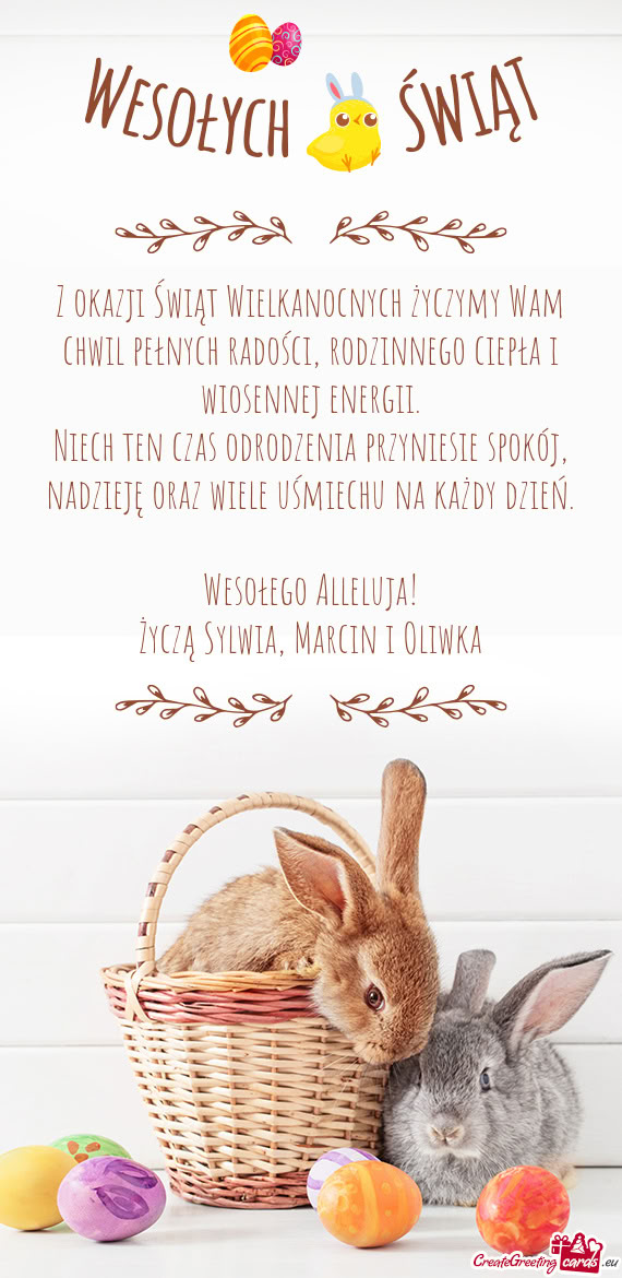 Niech ten czas odrodzenia przyniesie spokój