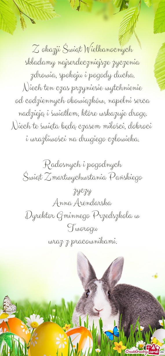 Niech ten czas przyniesie wytchnienie