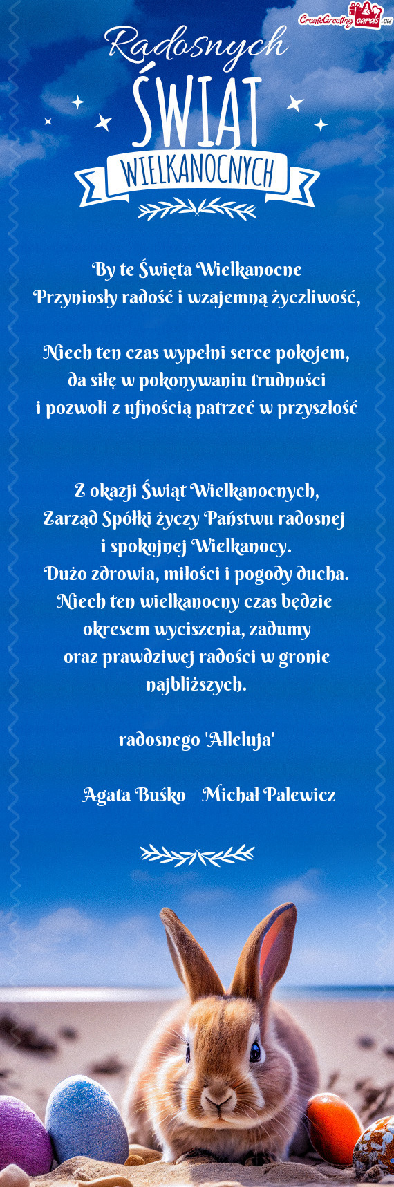 Niech ten czas wypełni serce pokojem