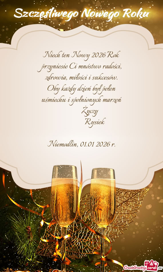 Niech ten Nowy 2026 Rok