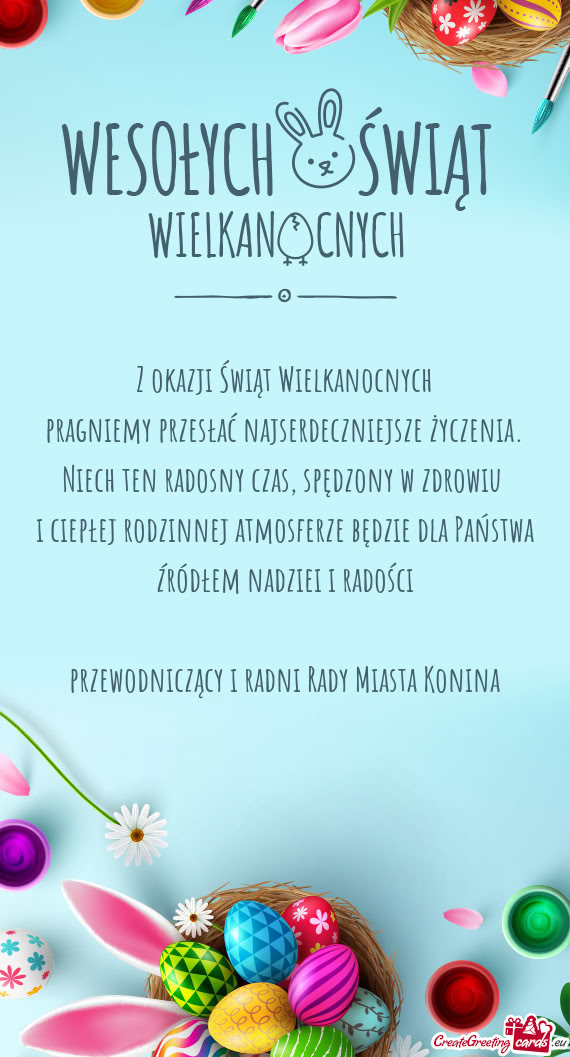 Niech ten radosny czas, spędzony w zdrowiu