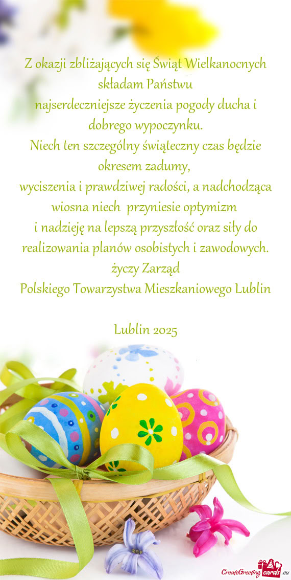 Niech ten szczególny świąteczny czas będzie okresem zadumy