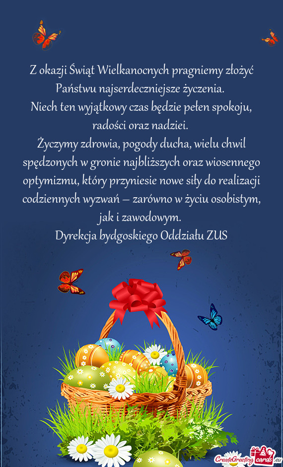 Niech ten wyjątkowy czas będzie pełen spokoju, radości oraz nadziei