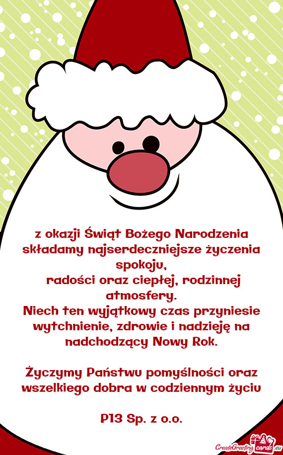 Niech ten wyjątkowy czas przyniesie wytchnienie, zdrowie i nadzieję na nadchodzący Nowy Rok