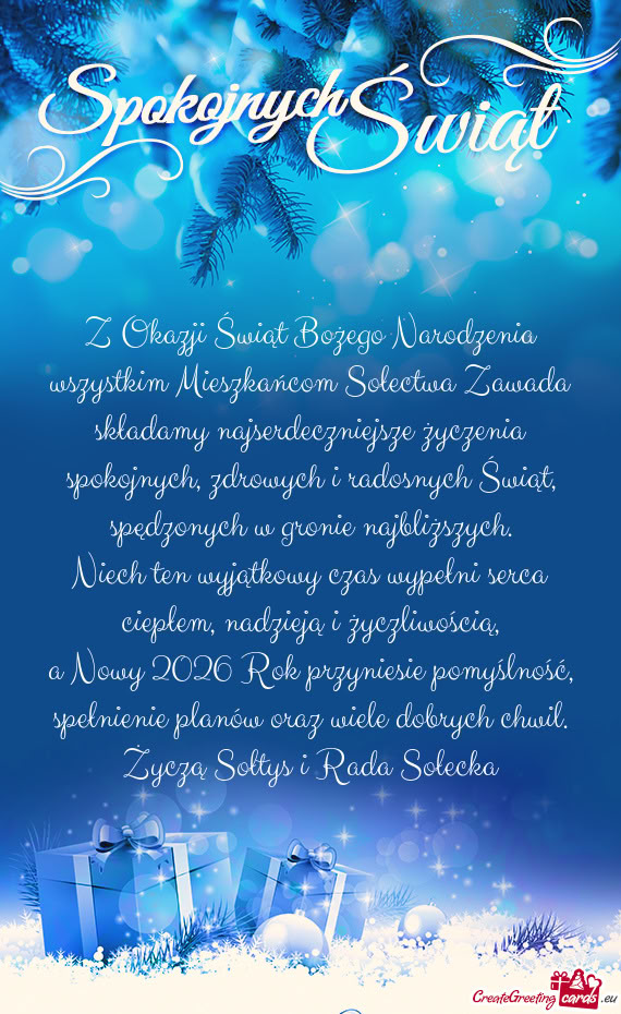 Niech ten wyjątkowy czas wypełni serca