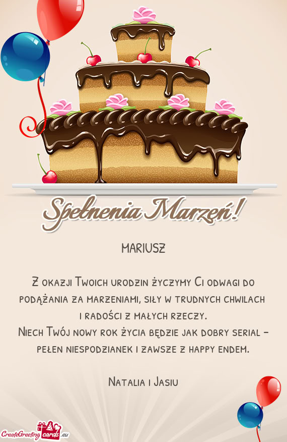 Niech Twój nowy rok życia będzie jak dobry serial - pełen niespodzianek i zawsze z happy endem