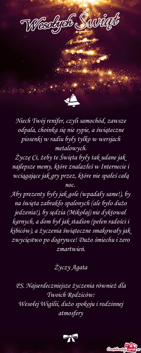 Niech Twój renifer, czyli samochód, zawsze odpala, choinka się nie sypie, a świąteczne piosenki