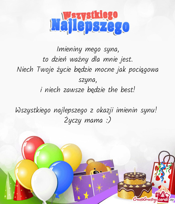 Niech Twoje życie będzie mocne jak pociągowa szyna