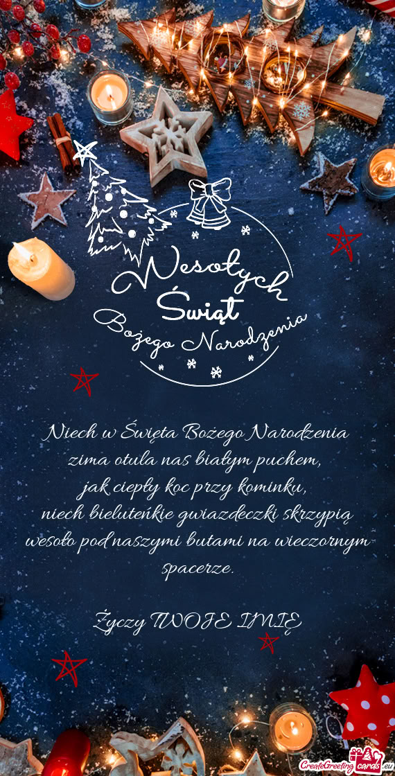 Niech w Święta Bożego Narodzenia zima otula nas białym puchem,   jak