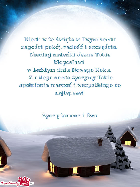 Niech w te święta w Twym sercu