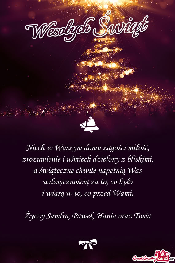 Niech w Waszym domu zagości miłość