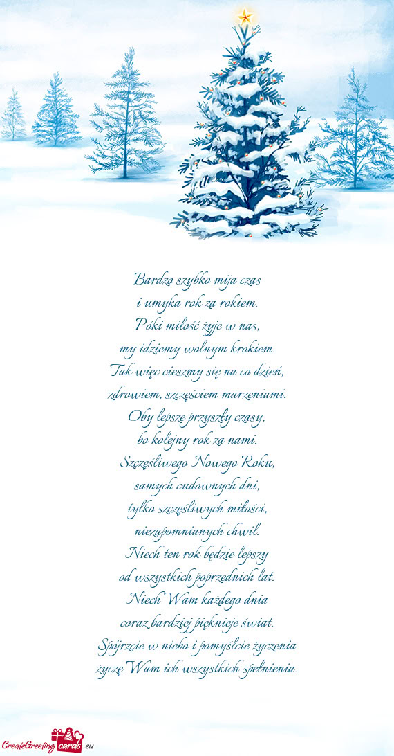 Niech Wam każdego dnia coraz bardziej pięknieje świat