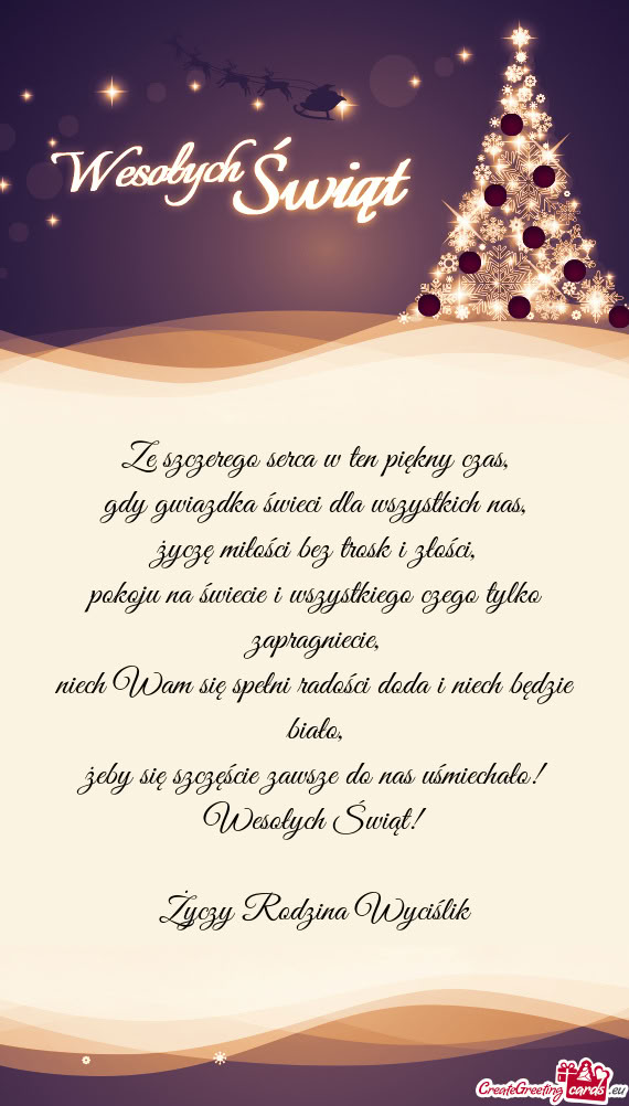 Niech Wam się spełni radości doda i niech będzie biało