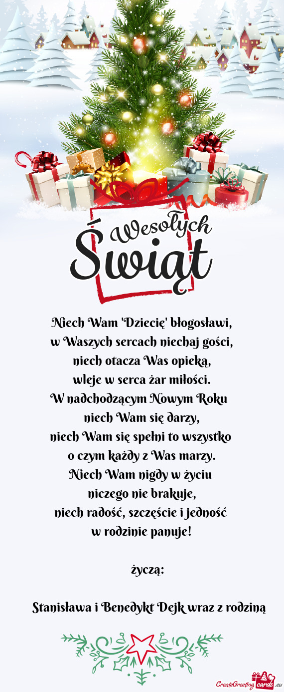 Niech Wam się spełni to wszystko