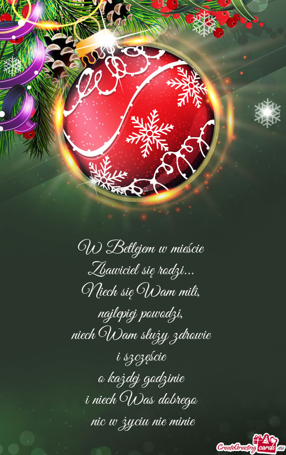 Niech Wam służy zdrowie