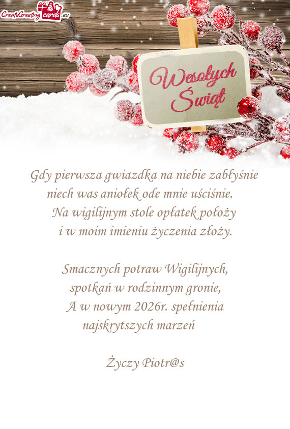 Niech was aniołek ode mnie uściśnie.👼