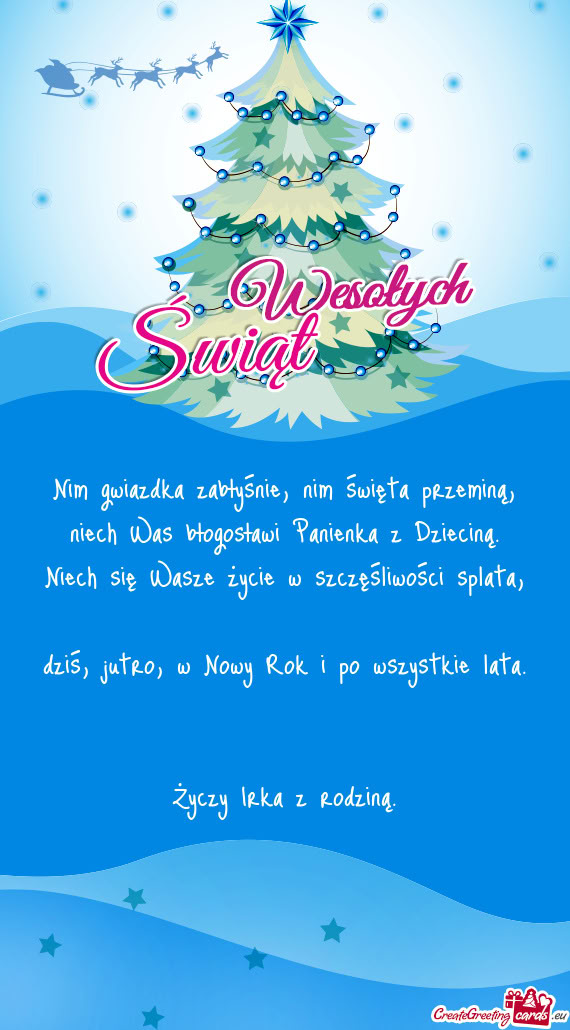 Niech Was błogosławi Panienka z Dzieciną