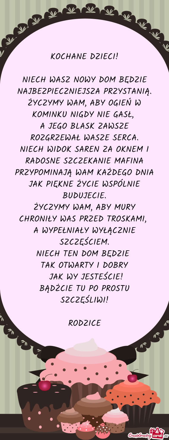 NIECH WASZ NOWY DOM BĘDZIE NAJBEZPIECZNIEJSZA PRZYSTANIĄ