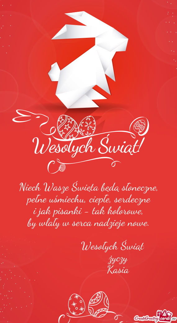 Niech Wasze Święta będą słoneczne,  pełne uśmiechu, ciepłe, serdeczne