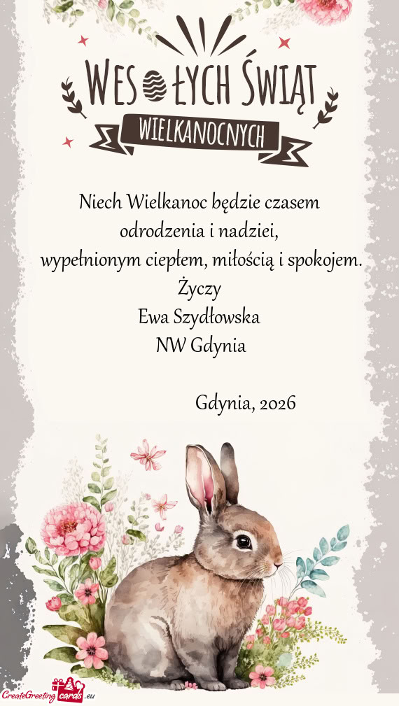 Niech Wielkanoc będzie czasem