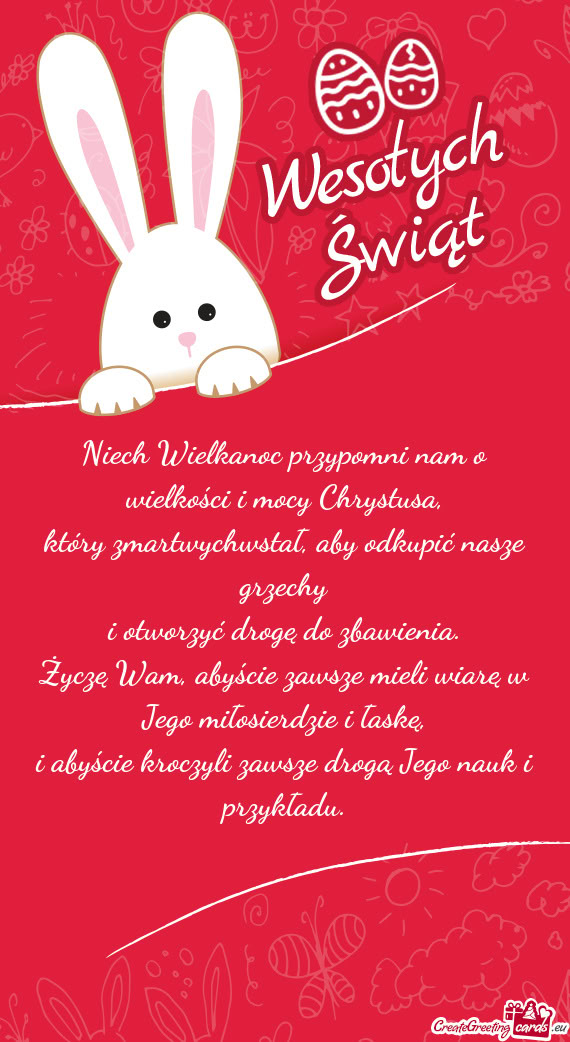 Niech Wielkanoc przypomni nam o wielkości i mocy Chrystusa