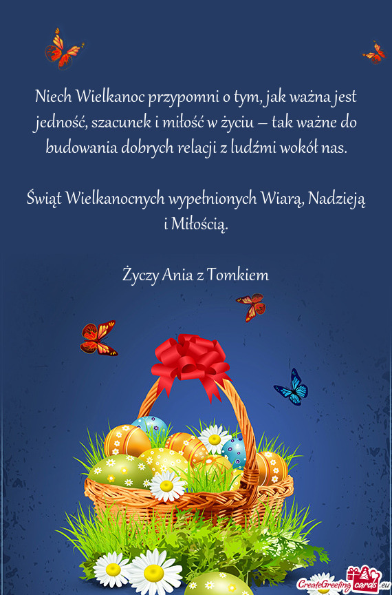 Niech Wielkanoc przypomni o tym