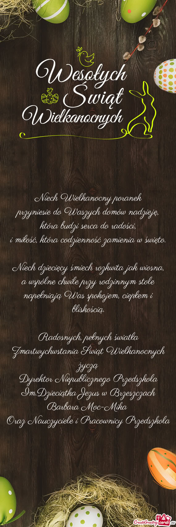 Niech Wielkanocny poranek