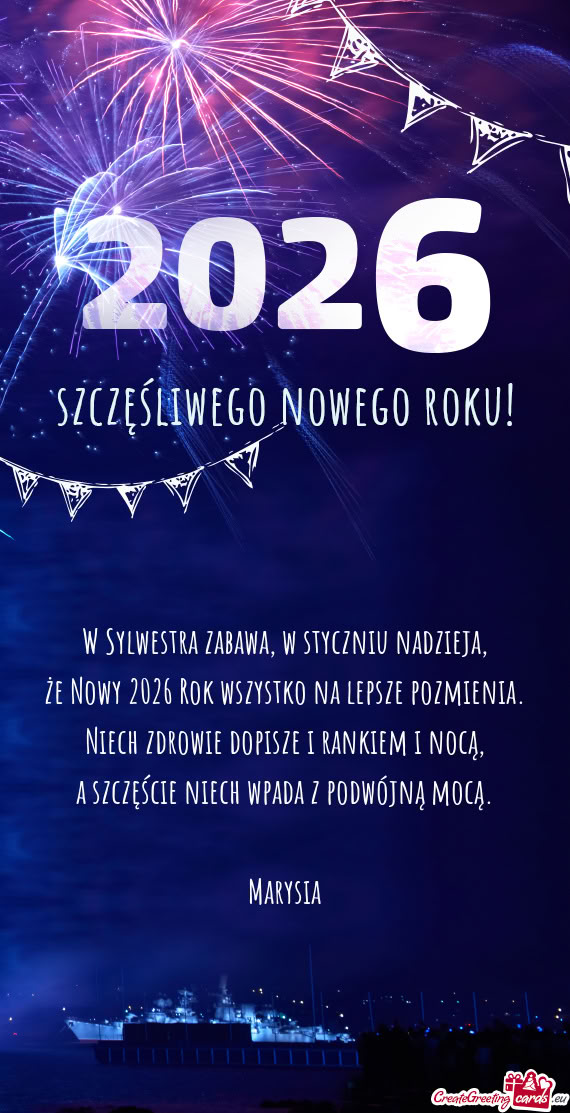 Niech zdrowie dopisze i rankiem i nocą