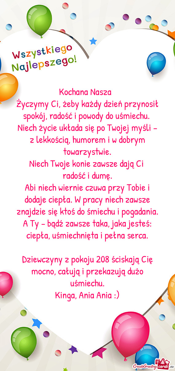 Niech życie układa się po Twojej myśli – z lekkością, humorem i w dobrym towarzystwie