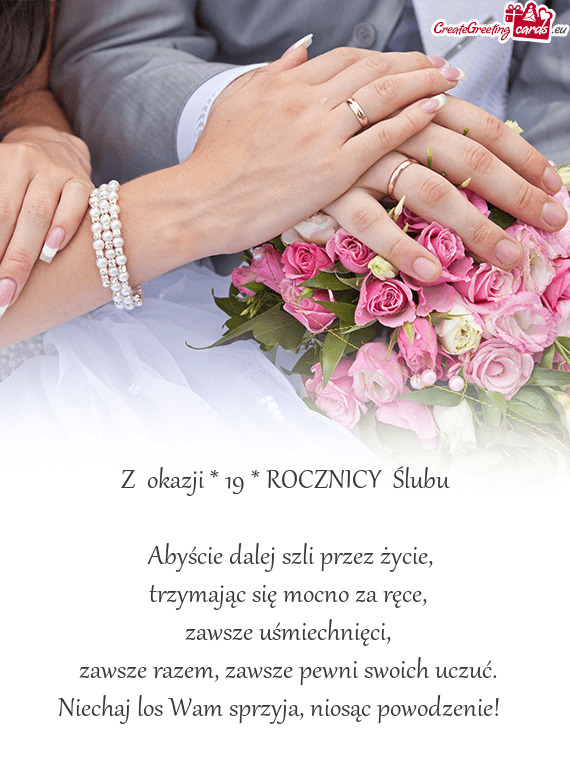 Niechaj los Wam sprzyja, niosąc powodzenie! 💞