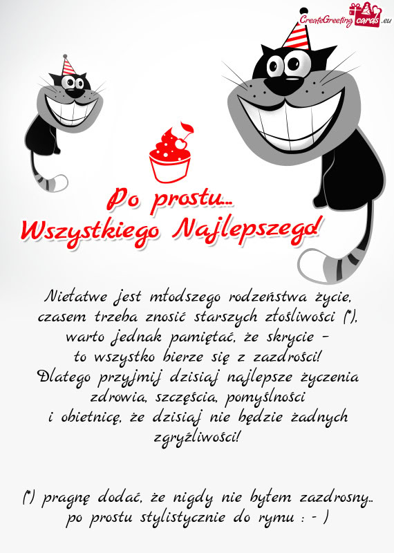 Niełatwe jest młodszego rodzeństwa życie