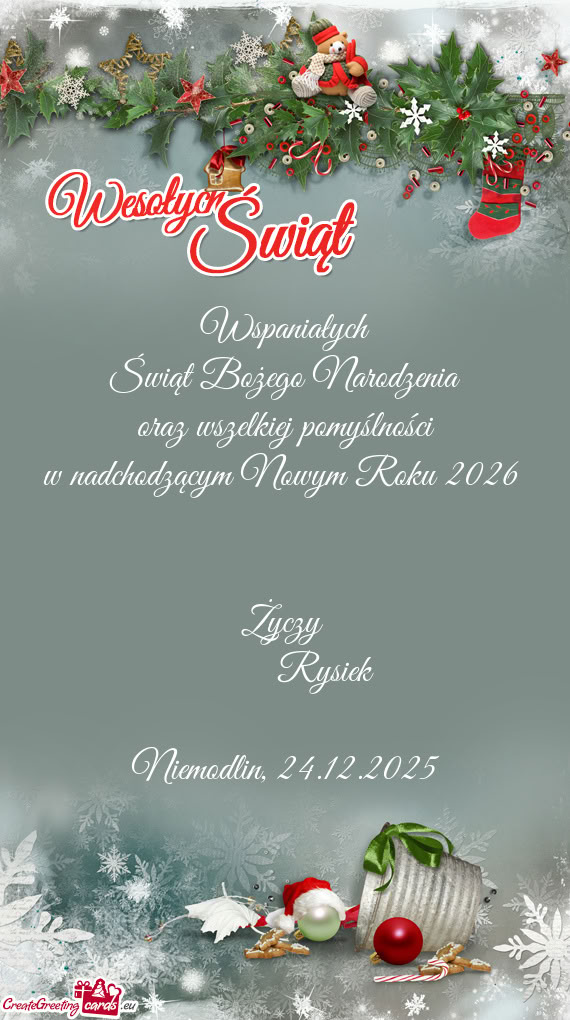 Niemodlin, 24.12.2025