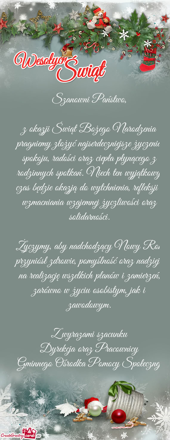 Nienia, refleksji i wzmacniania wzajemnej życzliwości oraz solidarności