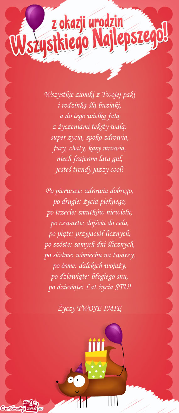 Niewielu, po