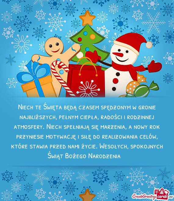 Nnej atmosfery. Niech spełniają się marzenia, a nowy rok przyniesie motywację i siłę do realiz