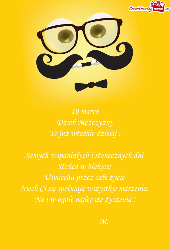 No i w ogóle najlepsze życzenia