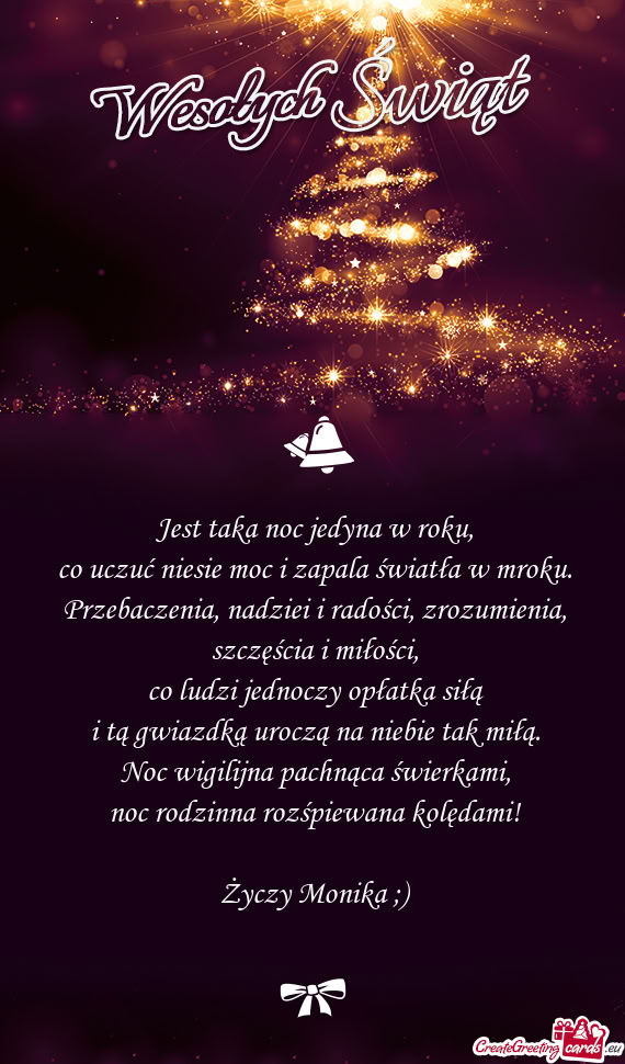 Noc rodzinna rozśpiewana kolędami! Monika ;)