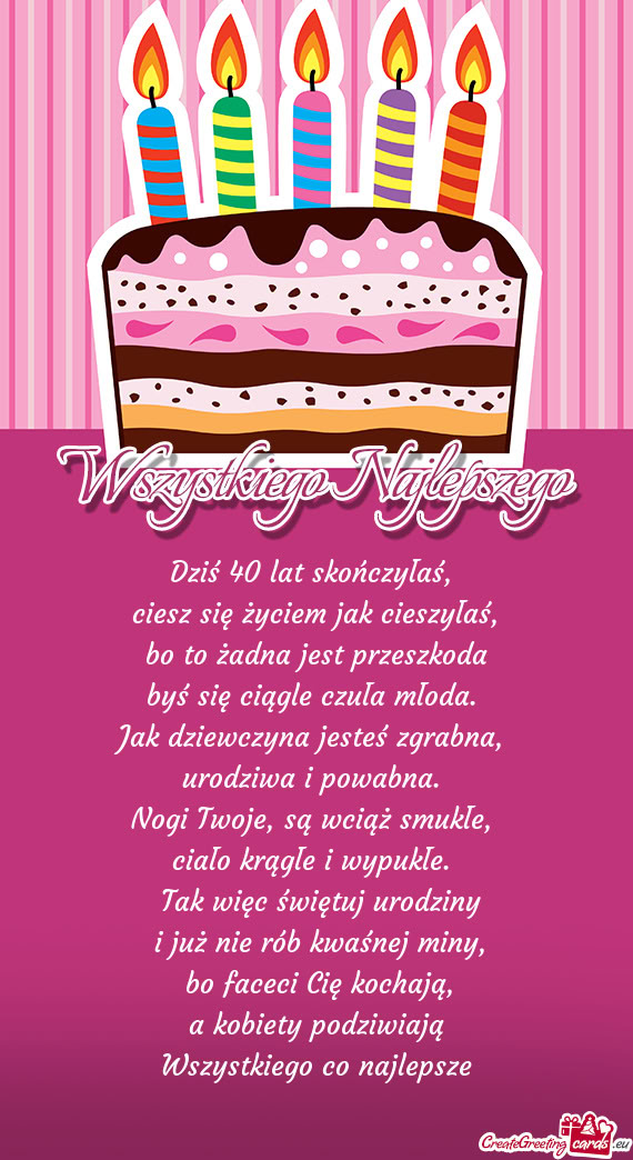 Nogi Twoje, są wciąż smukłe
