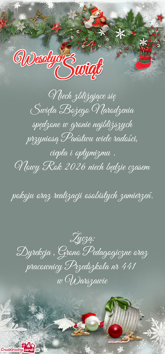 Nowy Rok 2026 niech będzie czasem