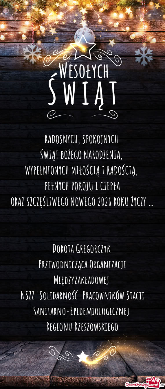 NSZZ "Solidarność" Pracowników Stacji Sanitarno-Epidemiologicznej