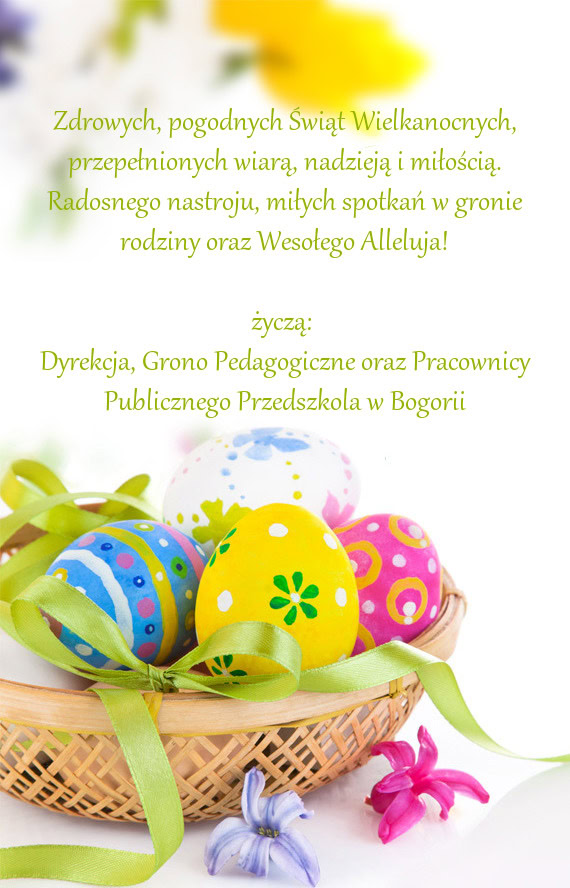 O nastroju, miłych spotkań w gronie rodziny oraz Wesołego Alleluja