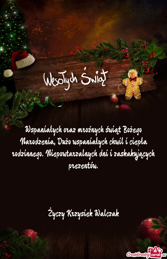 O. Niepowtarzalnych dni i zaskakujących prezentów