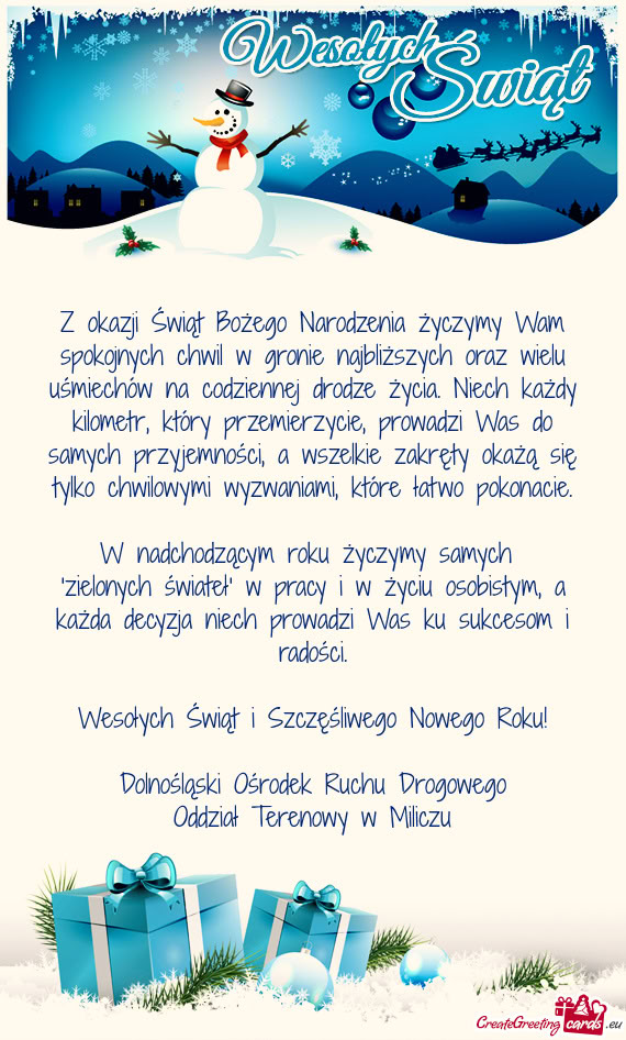 O samych przyjemności, a wszelkie zakręty okażą się tylko chwilowymi wyzwaniami, które łatwo