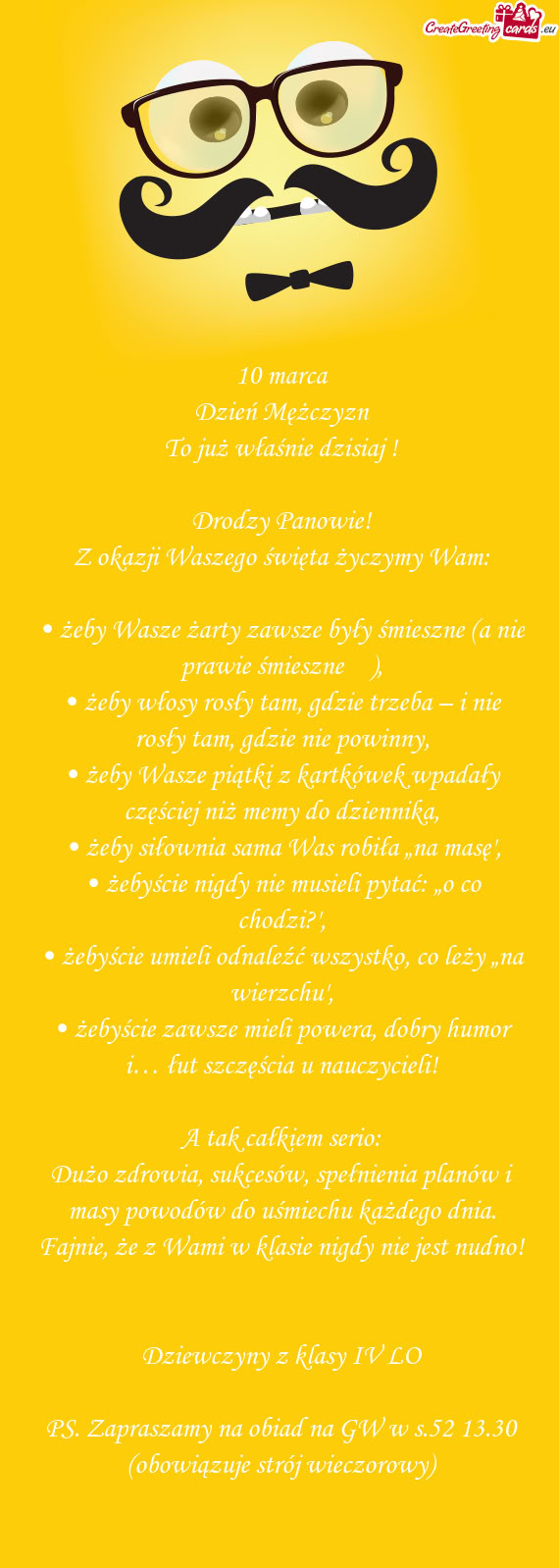 • żeby Wasze żarty zawsze były śmieszne (a nie prawie śmieszne 😄)