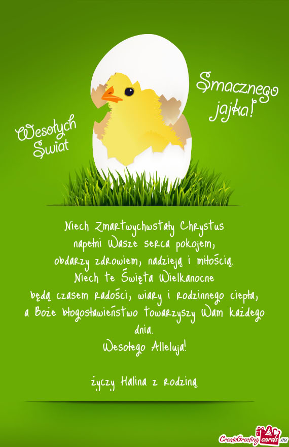 Obdarzy zdrowiem, nadzieją i miłością