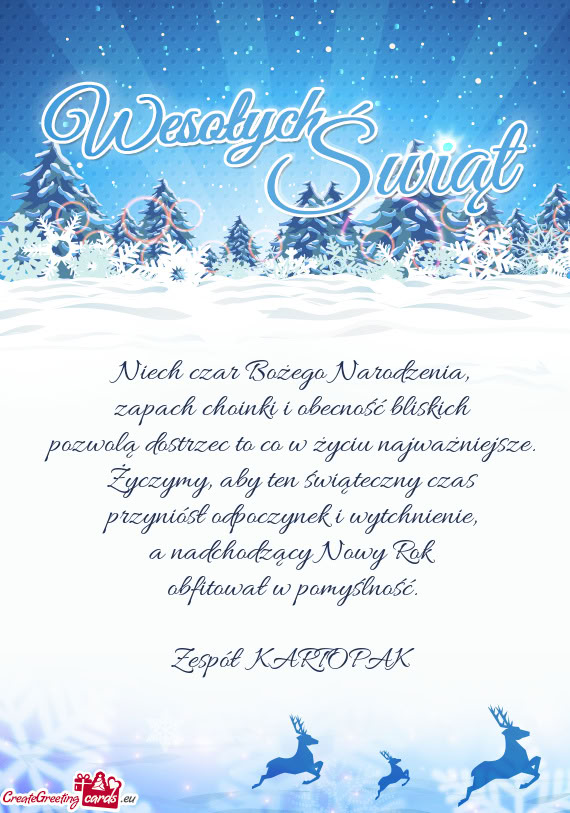 Obfitował w pomyślność