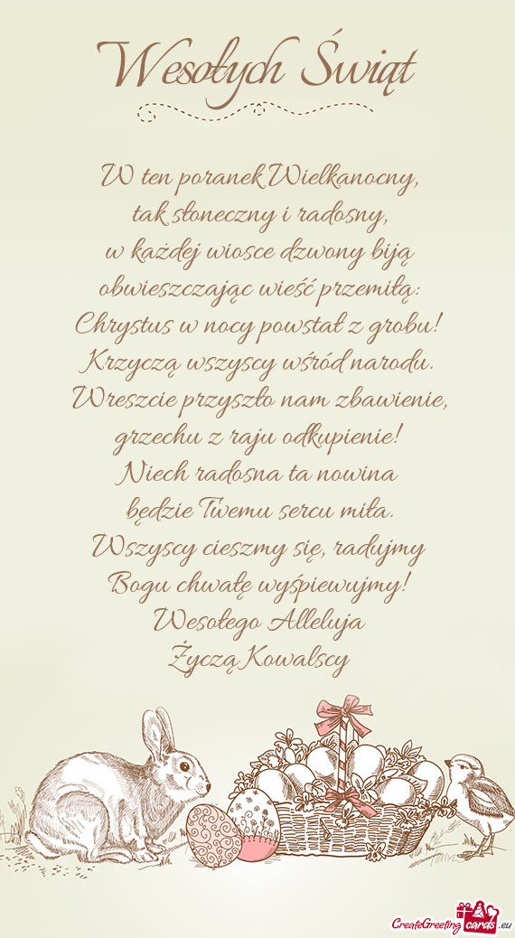 Obwieszczając wieść przemiłą